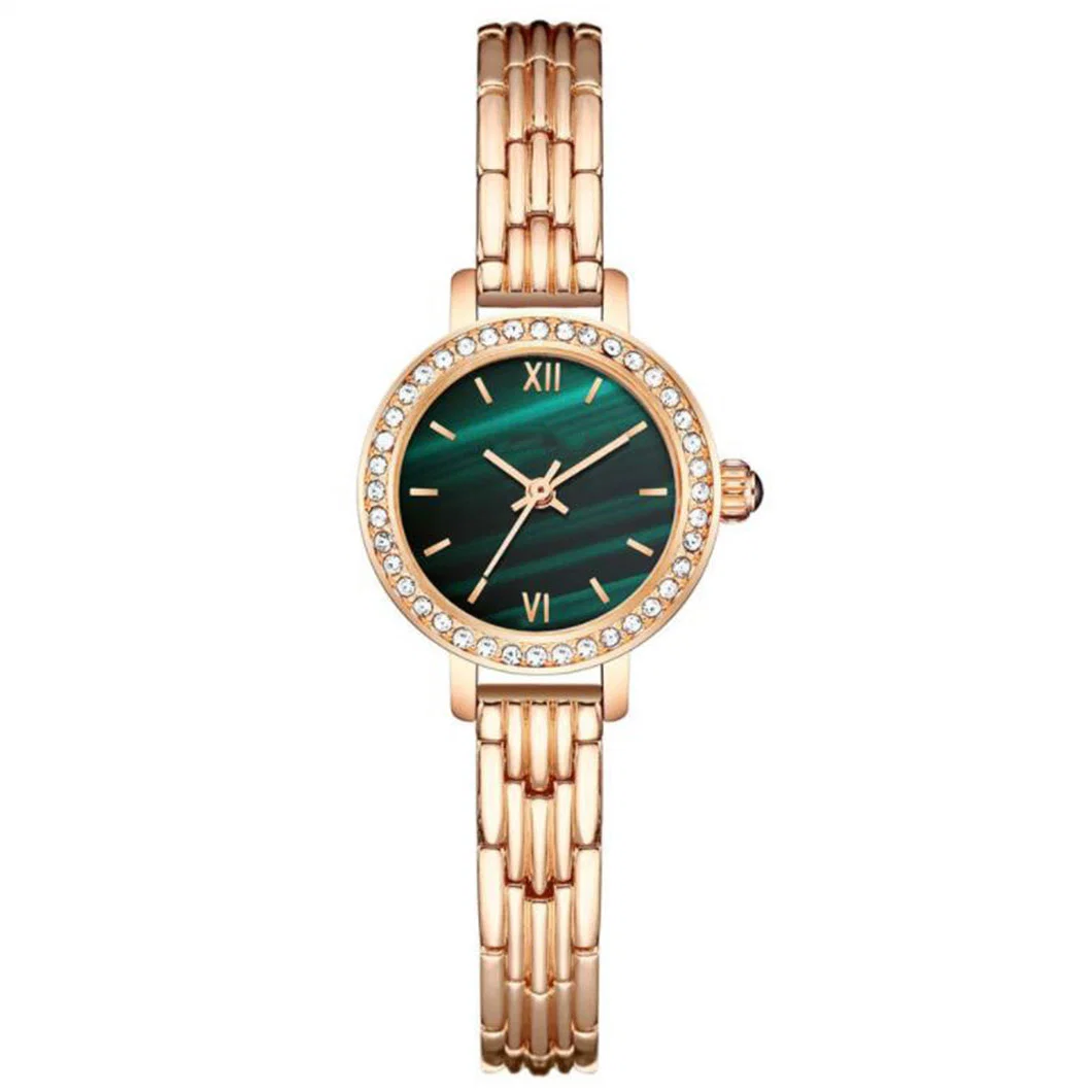 R1256 Lady Rose Gold Watches for Women Gift Waterproof Gift