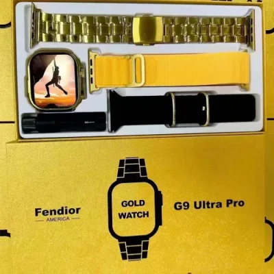 Vendite calde G9 Ultra PRO 2.2 '' Orologio intelligente in oro con grande schermo