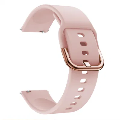 Cinturino in silicone da 20 mm per Samsung Galaxy Watch 42 mm, cinturino da polso regolabile in tinta unita